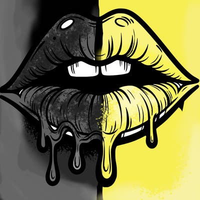 lips that look realistic and drip