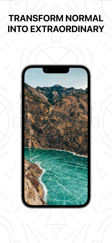 Ein atemberaubendes Landschaftsfoto von Bergen und einem gefrorenen See, aufgenommen aus einem Video.