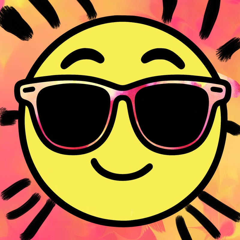 emoji with sunglasses