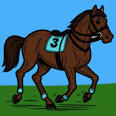 a race horse