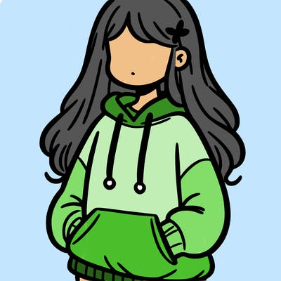 girl in sweatshirt