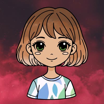girl with short hair