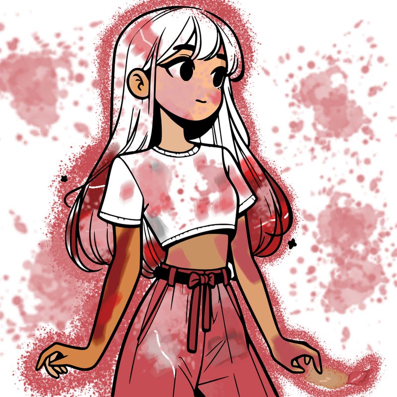 girl in a cute crop top