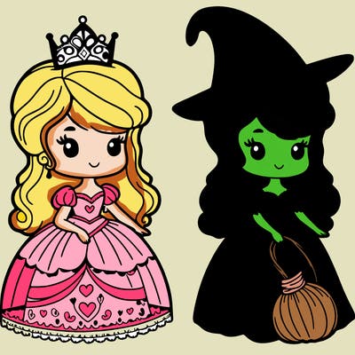 princess as a witch