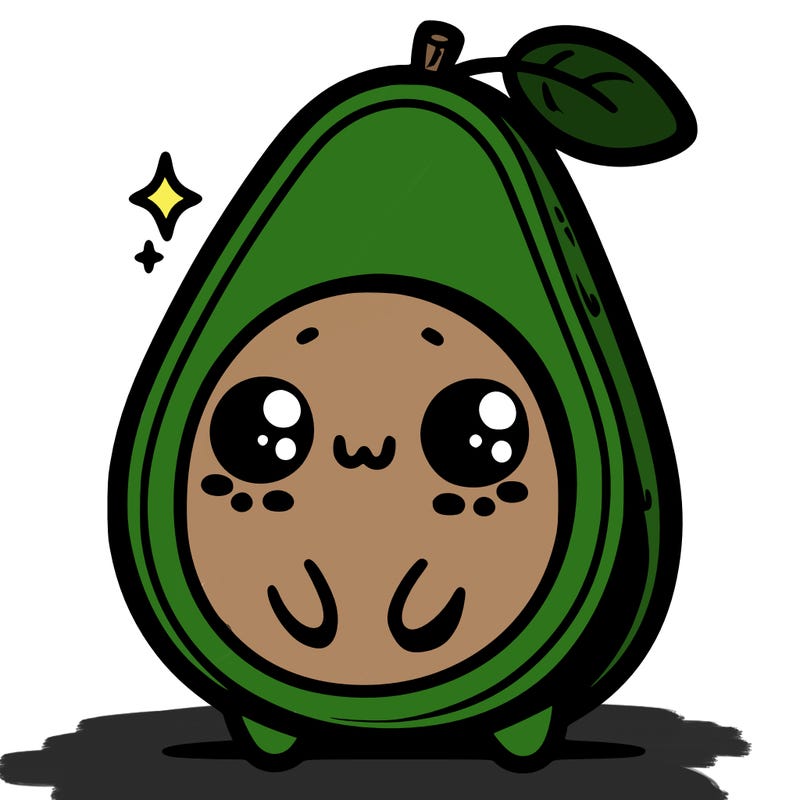 cute avocado