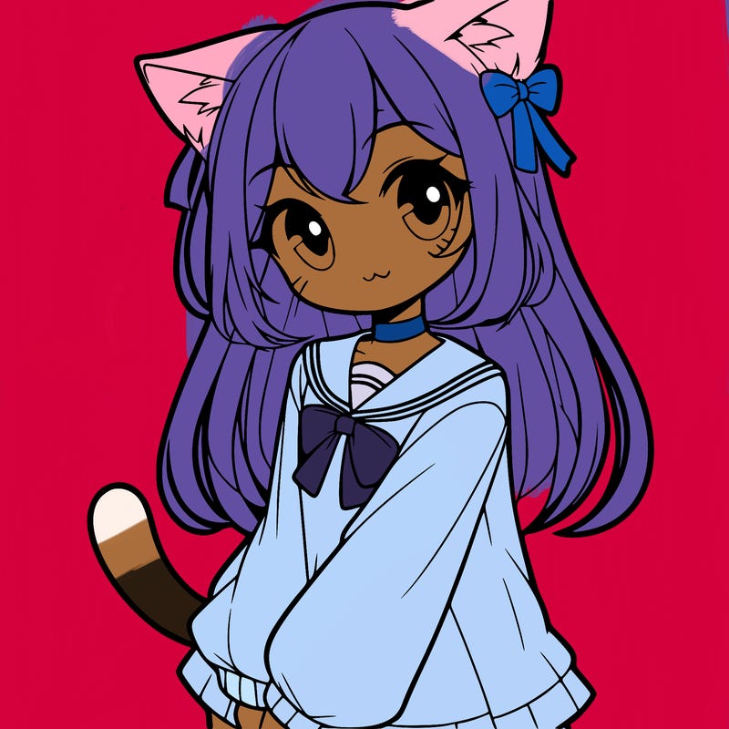 cat anime girl