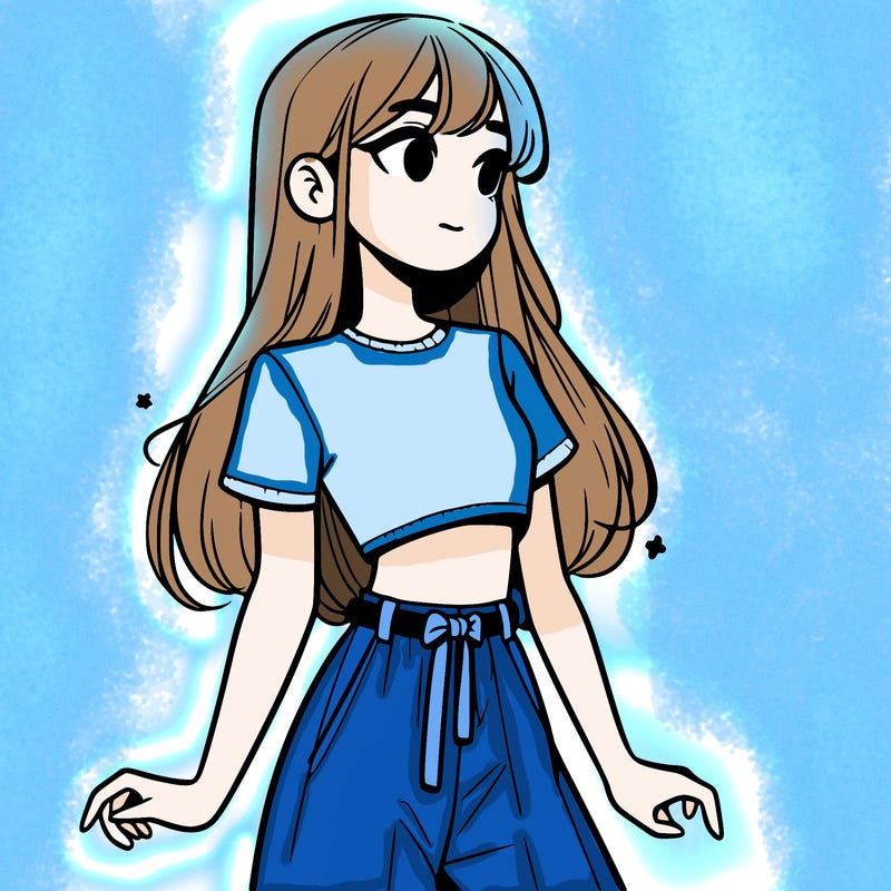 girl in a cute crop top