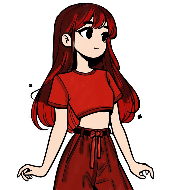 girl in a cute crop top