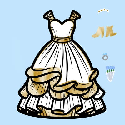 wedding dress