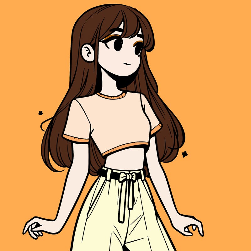 girl in a cute crop top