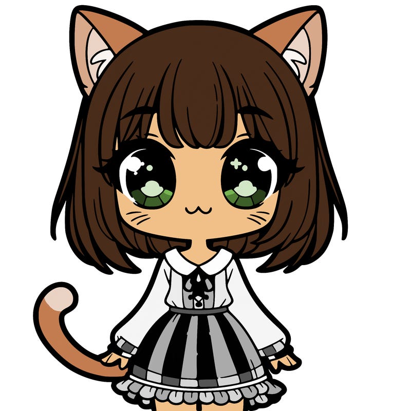 manga kitty girl