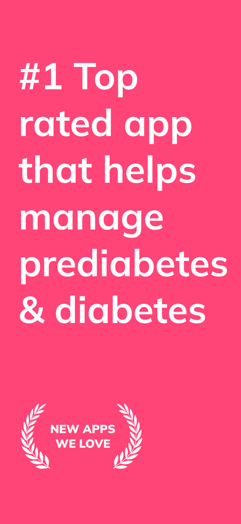 Promotional screen for Gluco AI stating it is the top rated app for managing prediabetes and diabetes