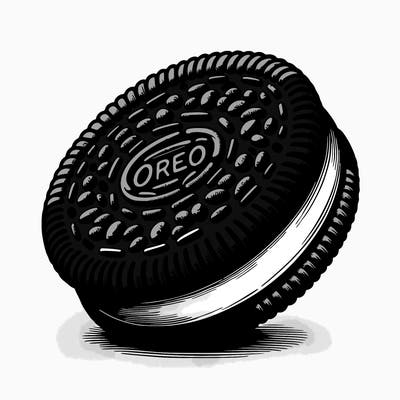 realistic oreo