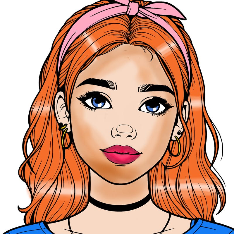 realistic teenage girl