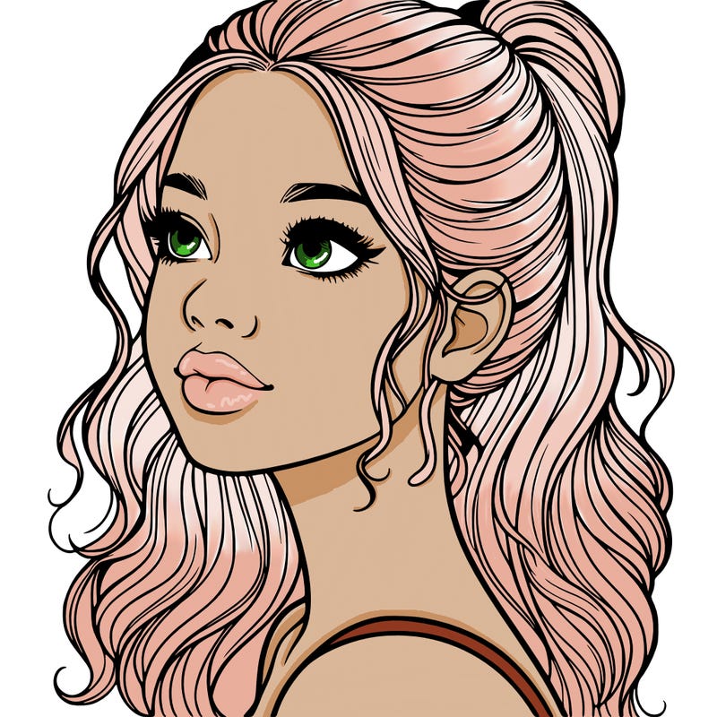 beautiful realistic girl