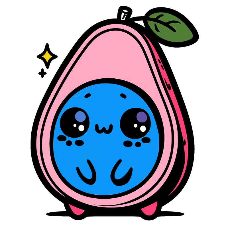 cute avocado
