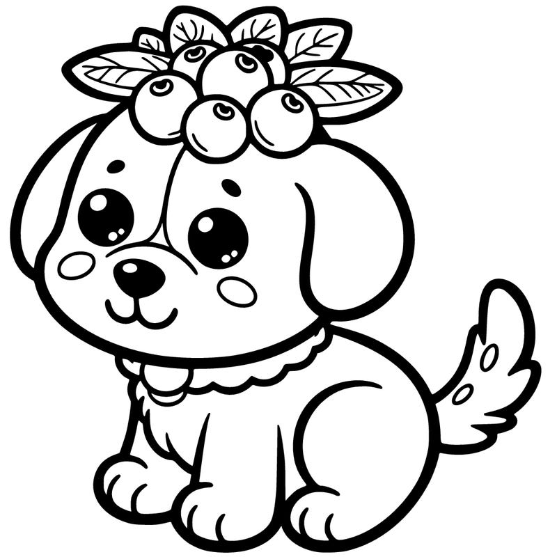 blueberry dog