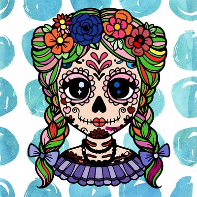 sugar skull makeup halloween