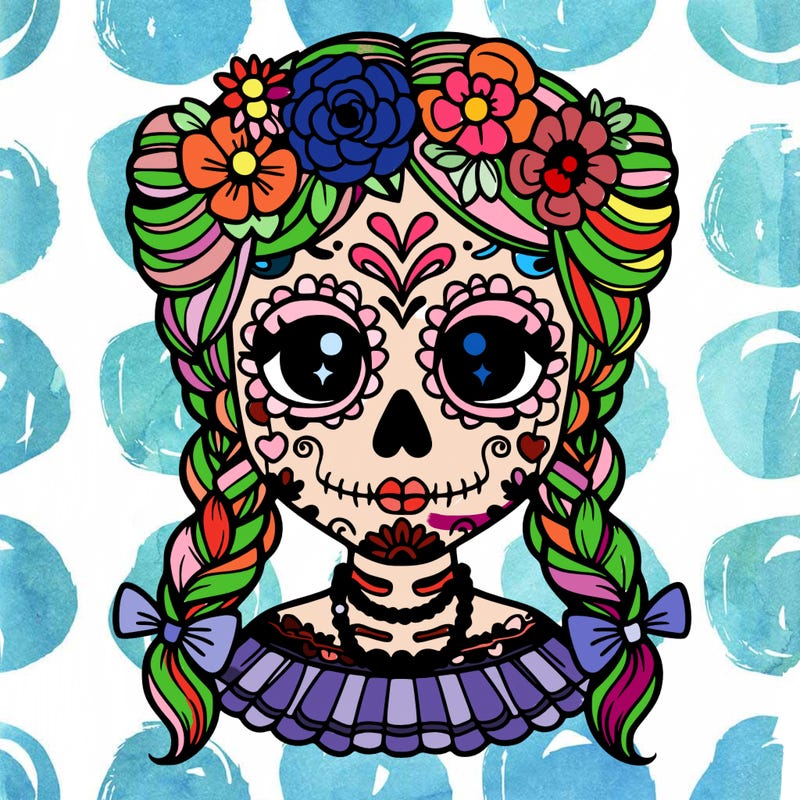 sugar skull makeup halloween