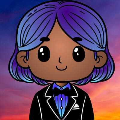 girl in a tuxedo