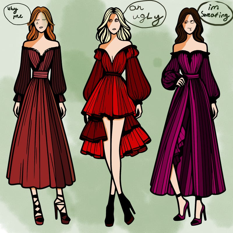 fashion models dresses