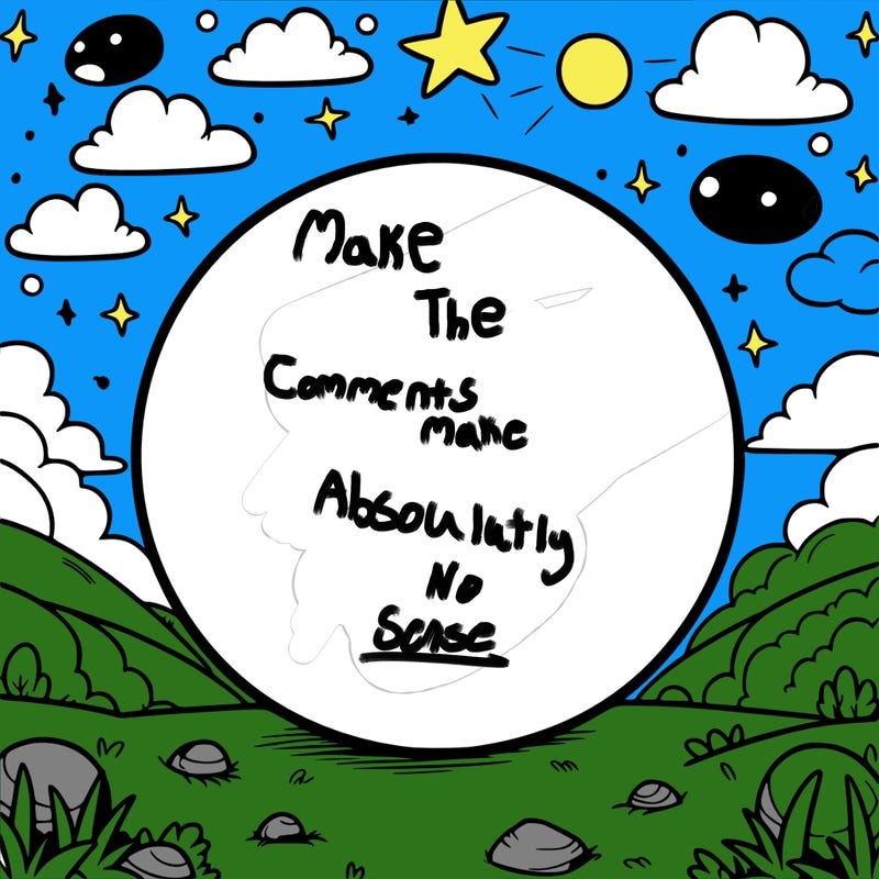 a circle with nothing around it