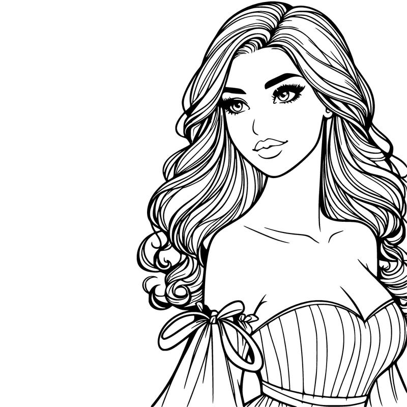 beautiful young woman