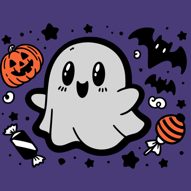 halloween cute little ghost