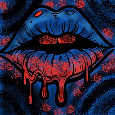 lips that look realistic and drip