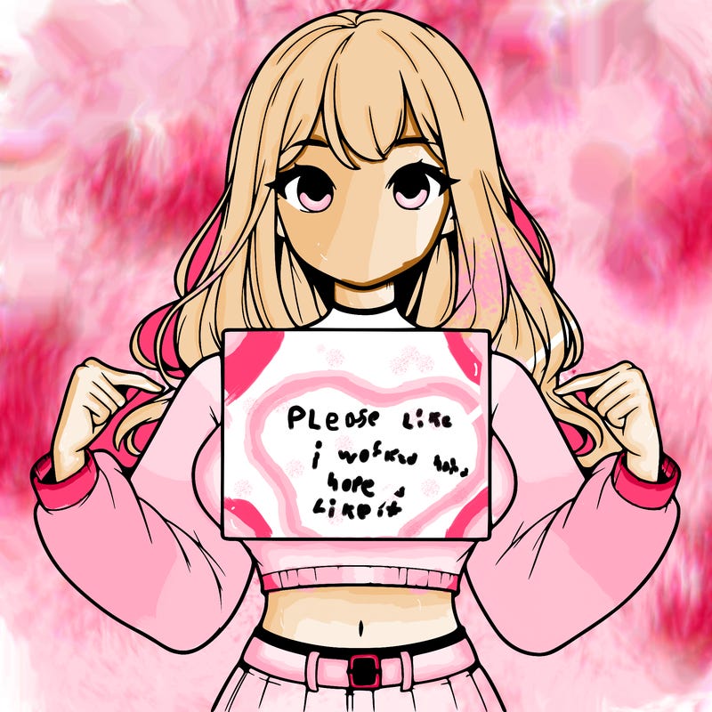 girl holding a blank sign in a long sleeve crop top