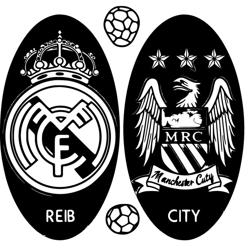 real madrid. manchester city.
