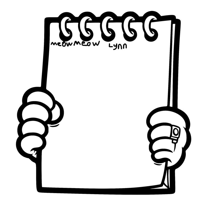 a blank piece of paper