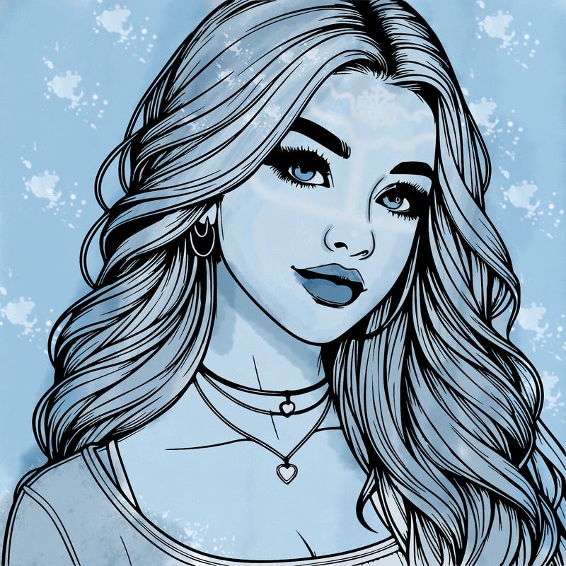 detailed realistic girl