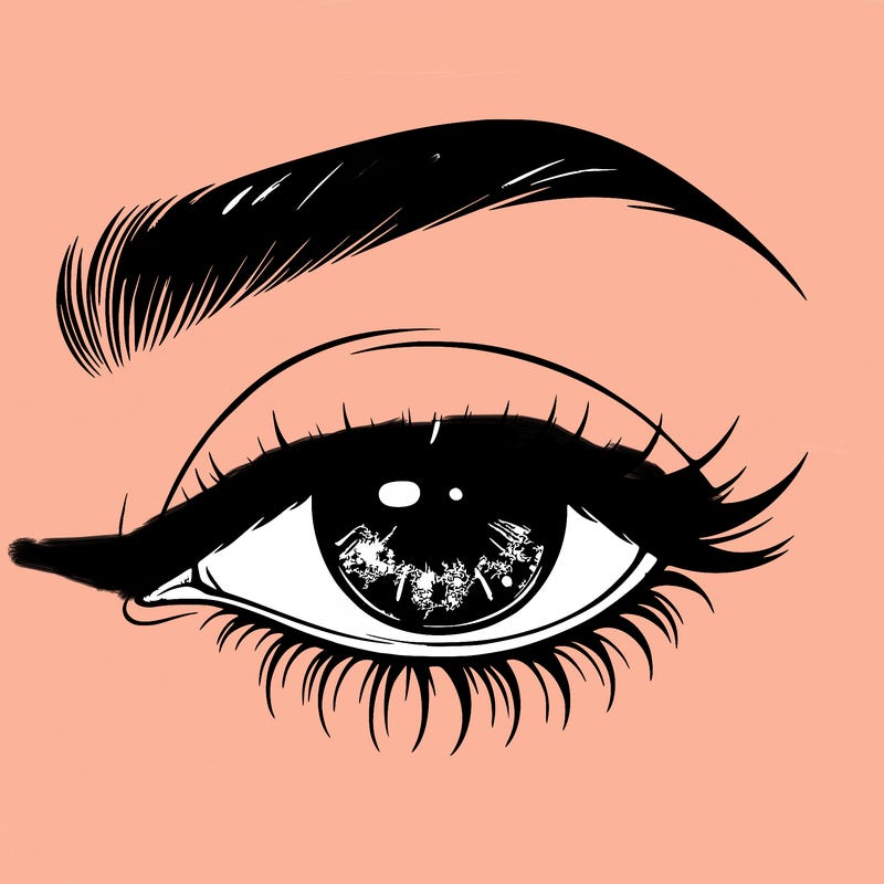 eye closed realistic