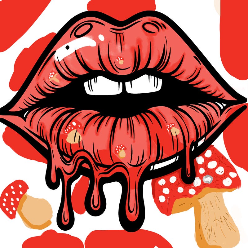 lips that look realistic and drip