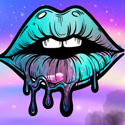 lips that look realistic and drip