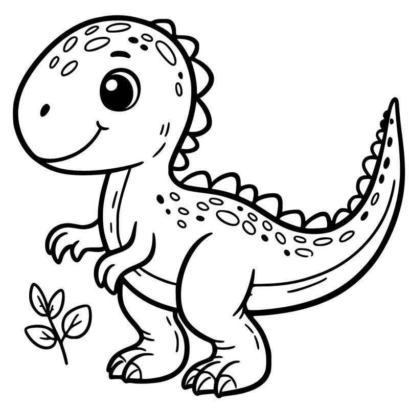 simple dinosaur
