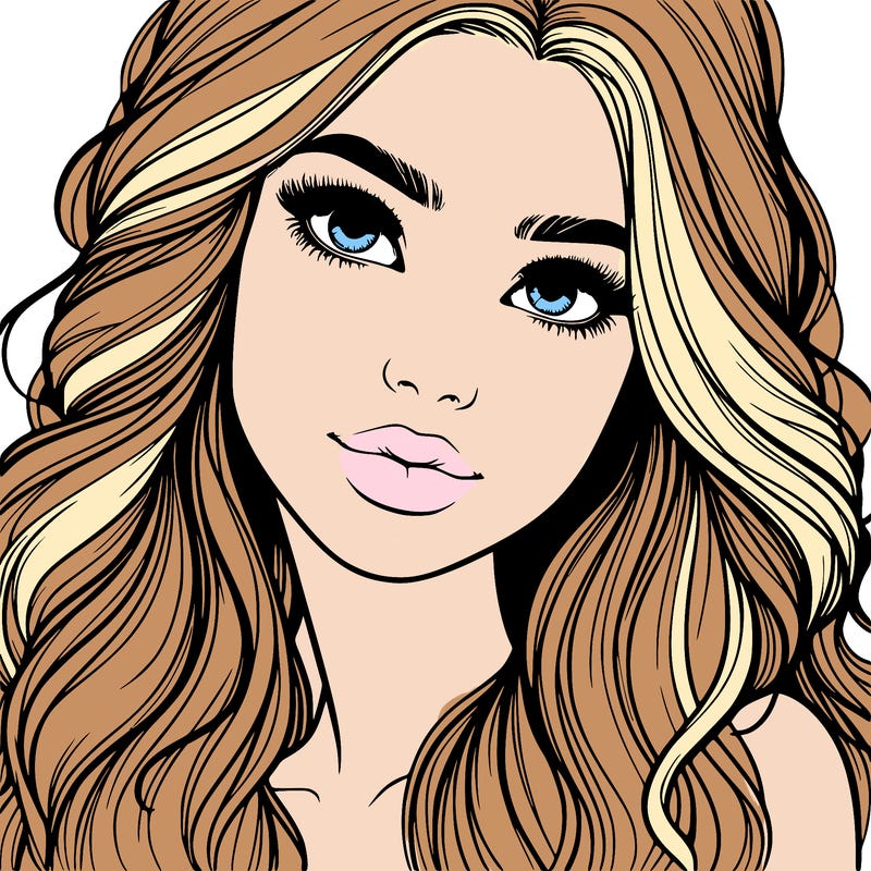 beautiful realistic girl