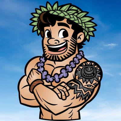 hawaiian man