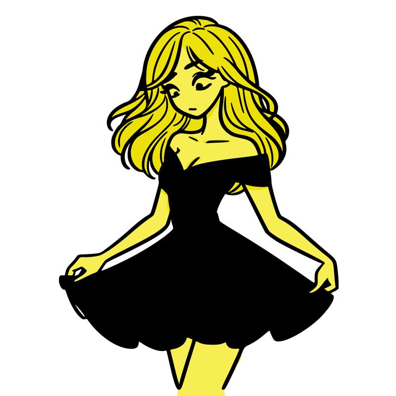 woman in skirt