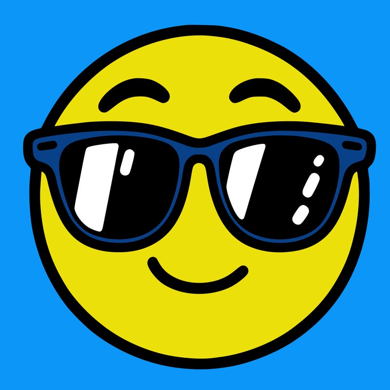 emoji with sunglasses