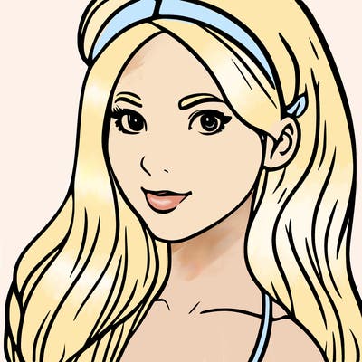 simple pretty girl
