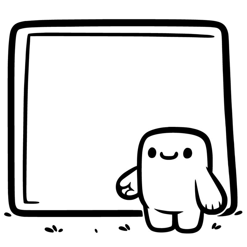 big blank piece of paper