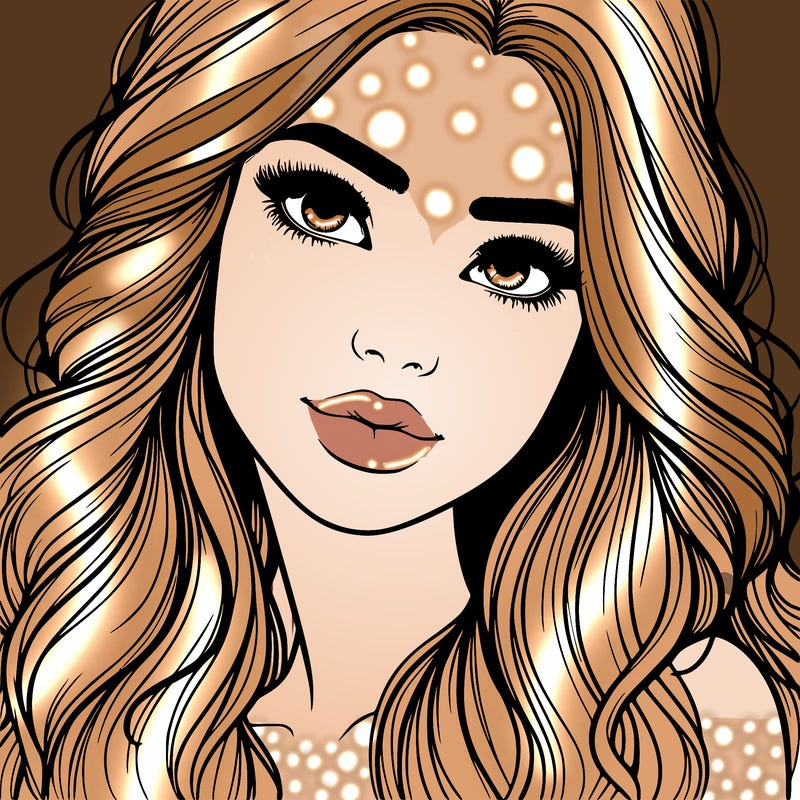 beautiful realistic girl