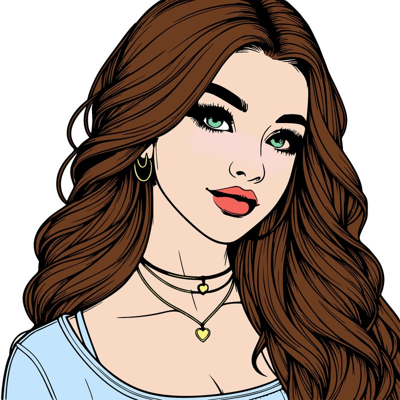 detailed realistic girl