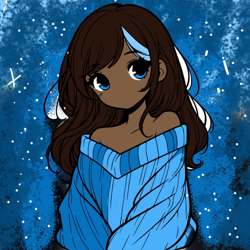 shy pretty girl wearing a sweater that is falling off one shoulder portrait