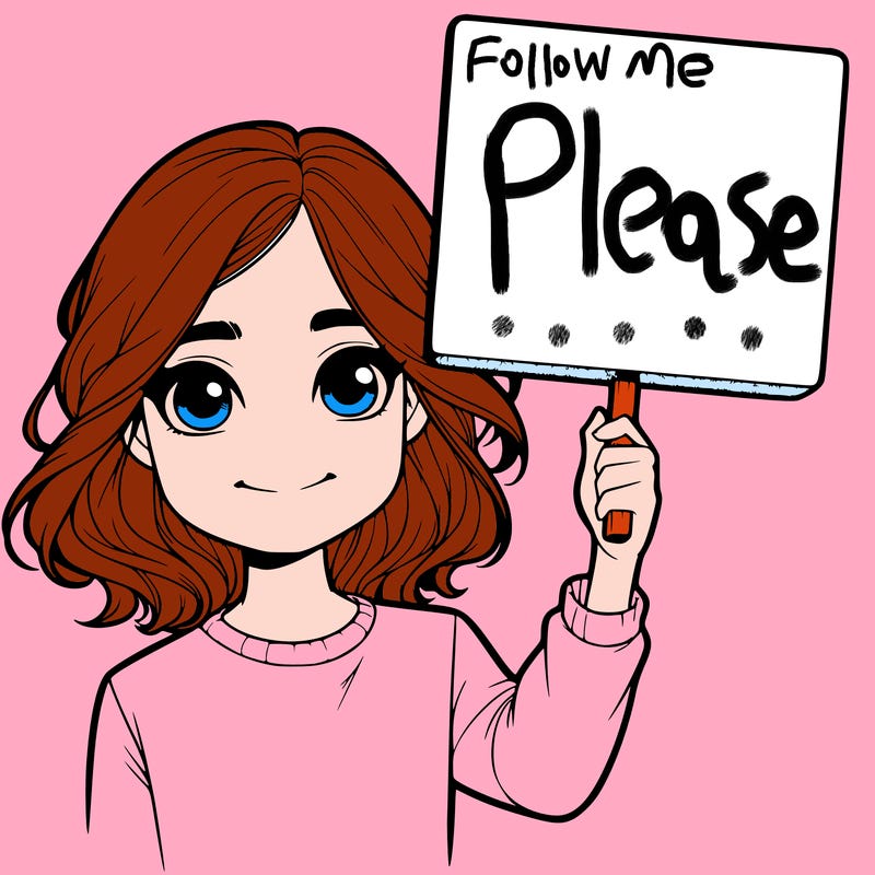 realistic girl holding up a sign