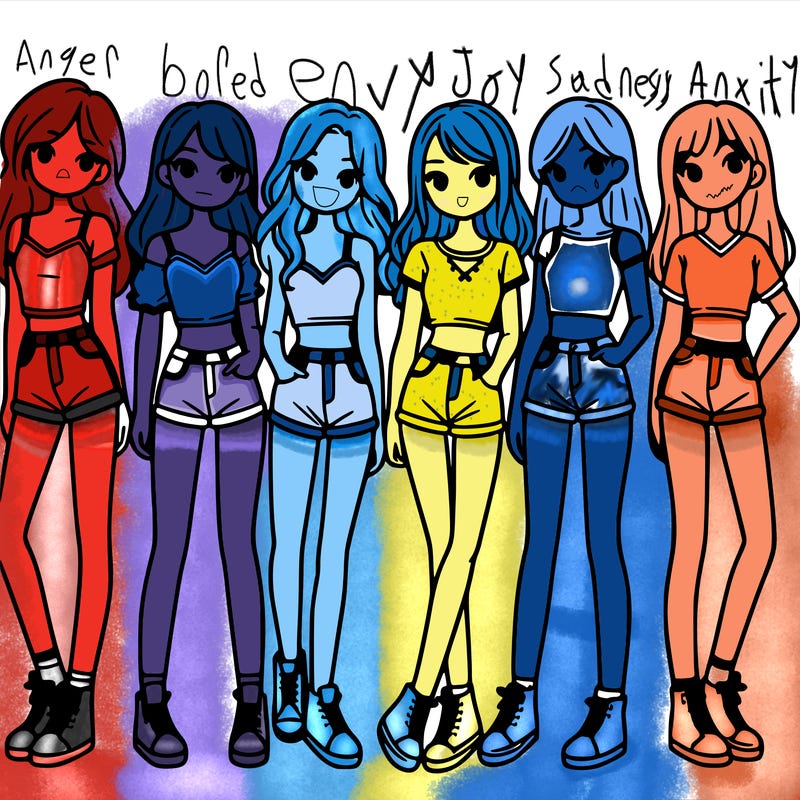 a group of girls wearing crop tops and shorts