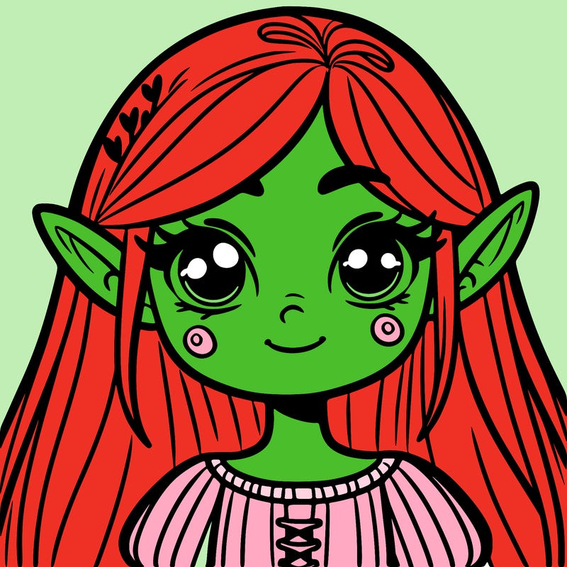 a girl elf