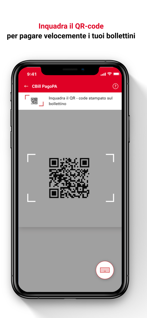 CiviBank ON - CiviBank ON mobile app QR code scanner for fast bill and PagoPA payments